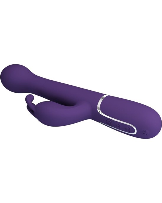 Pretty Love Flirtation PRETTY LOVE — DEJON RABBIT VIBRATOR 3 IN 1 DAUDZFUNKCIJAS PURPA