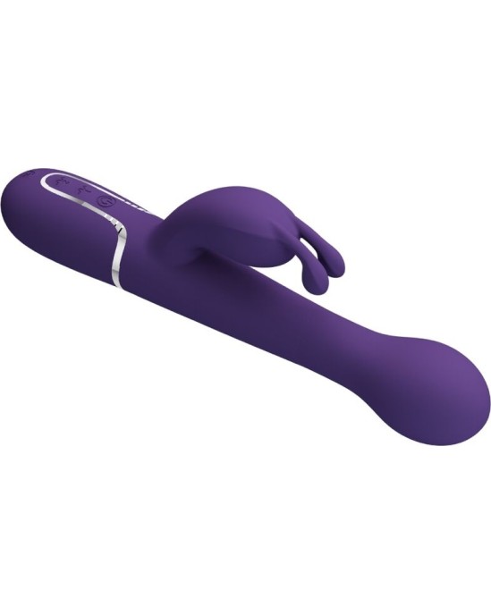 Pretty Love Flirtation PRETTY LOVE — DEJON RABBIT VIBRATOR 3 IN 1 DAUDZFUNKCIJAS PURPA