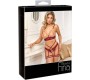 Abierta Fina Suspender Set red M