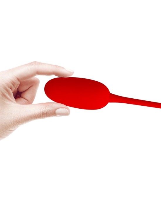 Prettylove Вибрирующее яйцо Knucker, красное