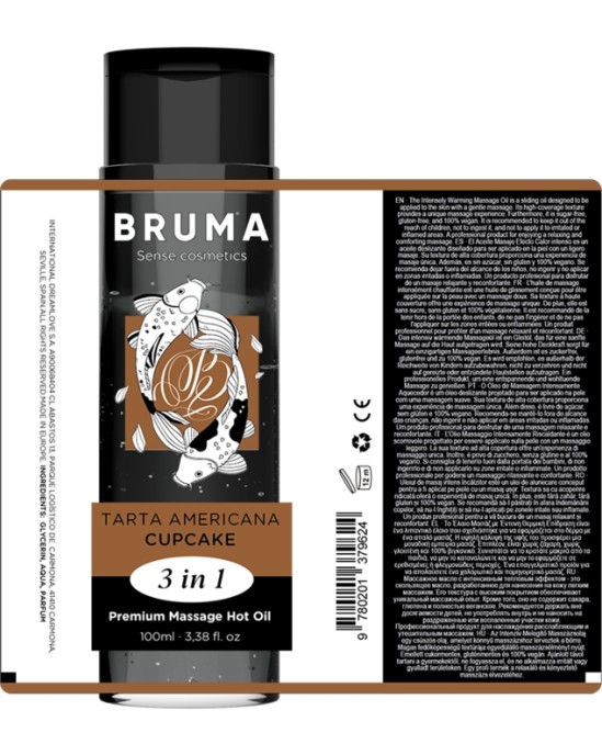 Bruma PREMIUM MASĀŽAS KARSTĀ EĻĻAS KŪĶIS 3 IN 1 - 100 ML