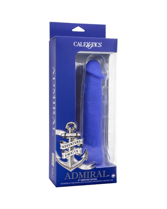 Admiral CAPTAIN REALISTIC DILDO VIBRATOR BLUE