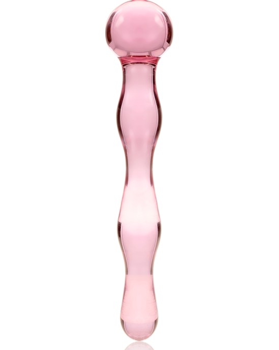 Nebula Series By Ibiza MODEL 13 DILDO BOROSILICATE GLASS 18 X 3.5 CM PINK