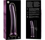 Nebula Series By Ibiza MODEL 8 DILDO BOROSILICATE GLASS 14.5 X 2 CM PINK