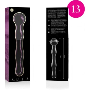 Nebula Series By Ibiza MODELIS 13 DILDO BOROSILIKĀTS STIKLS 18 X 3,5 CM ROZĀ