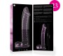 Nebula Series By Ibiza MODEL 23 DILDO BOROSILICATE GLASS 21.5 X 4 CM PINK