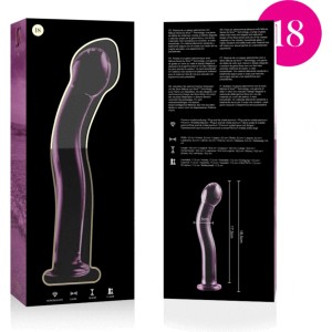 Nebula Series By Ibiza MODELIS 18 DILDO BOROSILIKĀTS STIKLS 18,5 X 3,5 CM ROZĀ