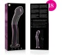 Nebula Series By Ibiza MODELIS 18 DILDO BOROSILIKĀTS STIKLS 18,5 X 3,5 CM ROZĀ