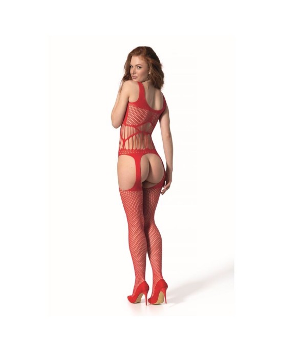 Passion Woman Bodystockings PASSION - BS 106 BODYSTOCKING RED ONE SIZE