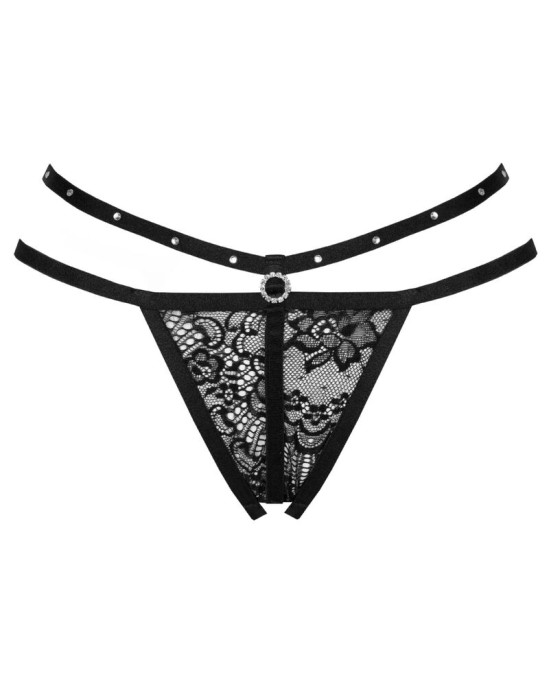 Livco Corsetti Panties LIVCO CORSETTI FASHION - NOMADE THONG BEZKOKŠĶIRSAS, MELNS