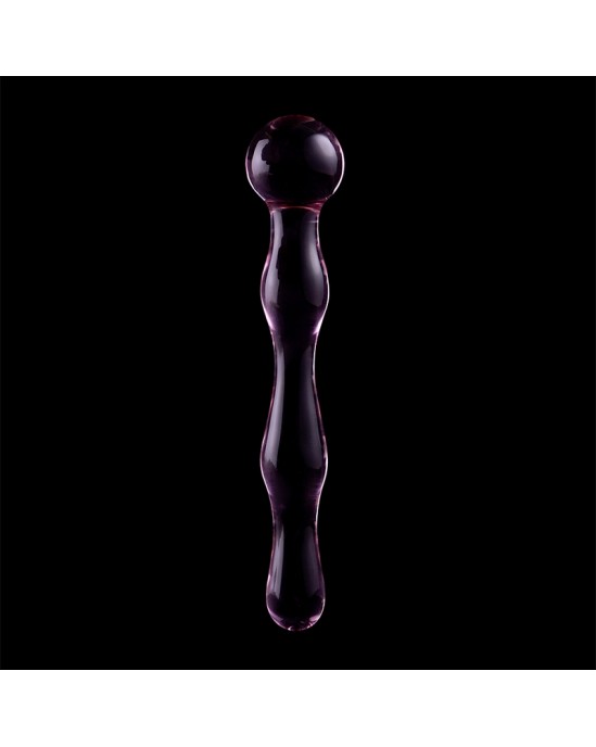 Nebula Series By Ibiza MODEL 13 DILDO BOROSILICATE GLASS 18 X 3.5 CM PINK