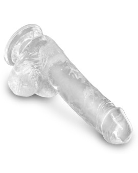 King Cock Clear KCC 6 Cock with Balls