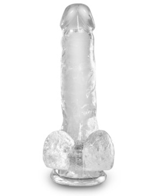 King Cock Clear KCC 6 Cock with Balls