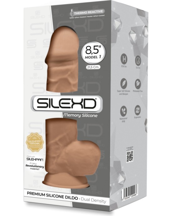 Silexd SILIKONA DILDO MODELIS 4 8'5 CARAMEL"