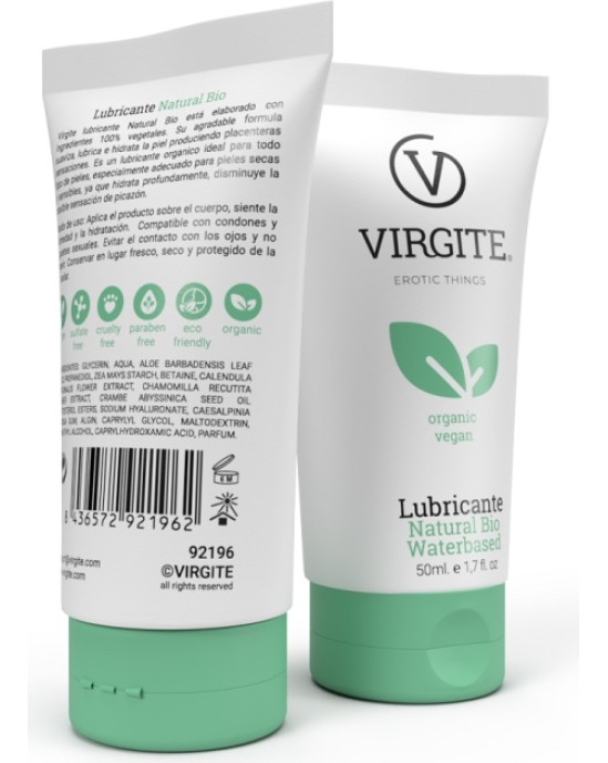 Virgite - Cosmetics ORGANISKĀ LUBRIKANTS UZ ŪDENS BĀZES 50 ML