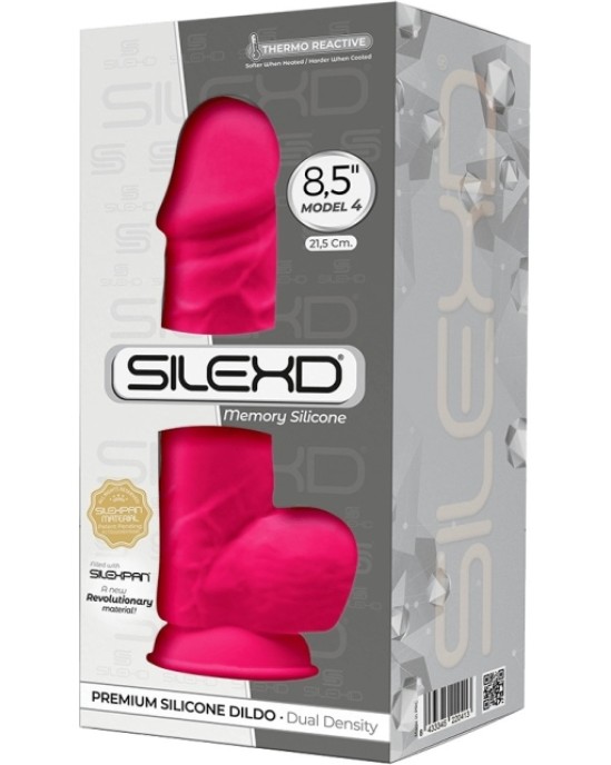 Silexd SILIKONA DILDO MODELIS 4 8,5 ROZĀ