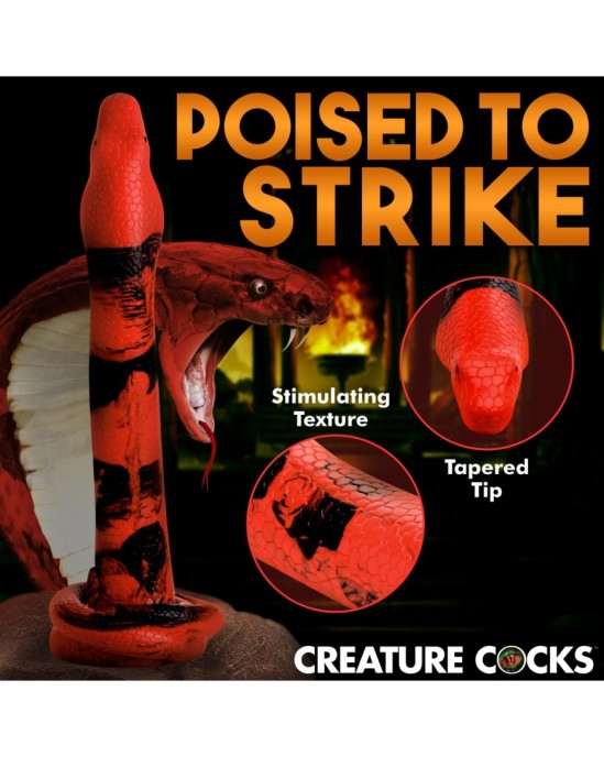 Xr - Creature Cocks KING COBRA LIELAIS SILIKONA DILDO 35,5 CM