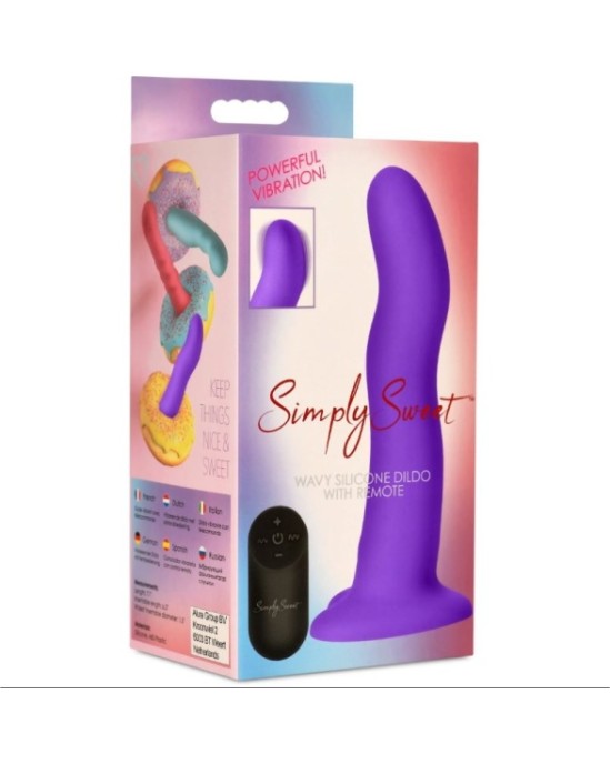 Xr - Simply Sweet VIĻŅU SILIKONA VIBRATORS AR PURPU KONTROLI