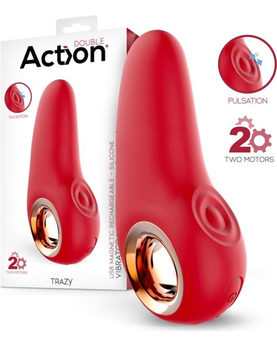 Action Стимулятор Trazy с пульсацией, эргономичный USB