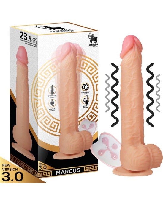 Centauro Marcus Realistic Vibrating Dildo with Remote