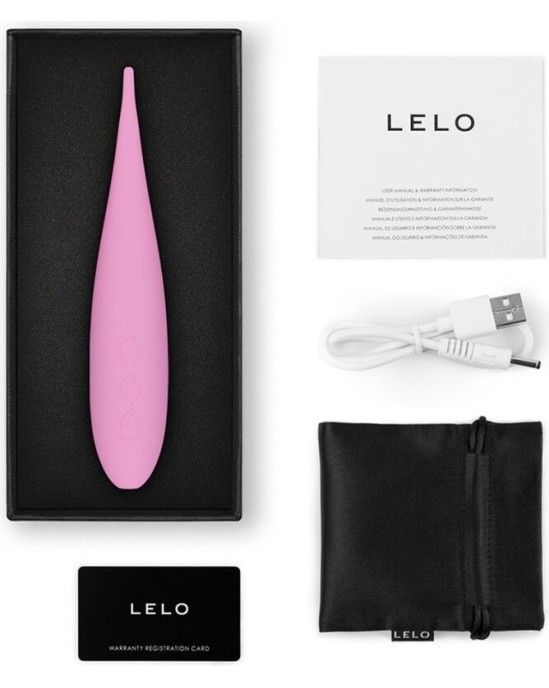 Lelo СТИМУЛЯТОР КЛИТОРА DOT TRAVEL РОЗОВЫЙ