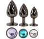 Anos Metal Butt Plug Set Diamo