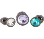 Anos Metal Butt Plug Set Diamo