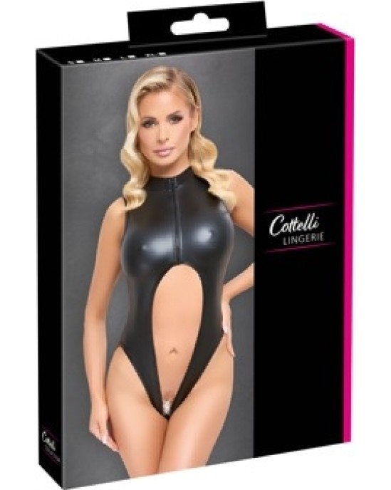 Cottelli Lingerie Crotchless Body Zip XL