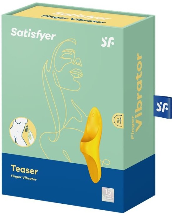 Satisfyer Teaser Finger Vibrator Yellow