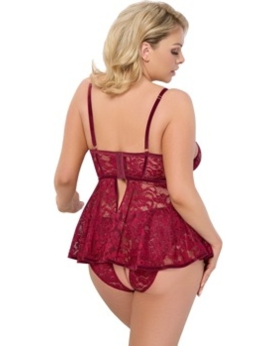 Cottelli Curves Babydoll sarkans XL