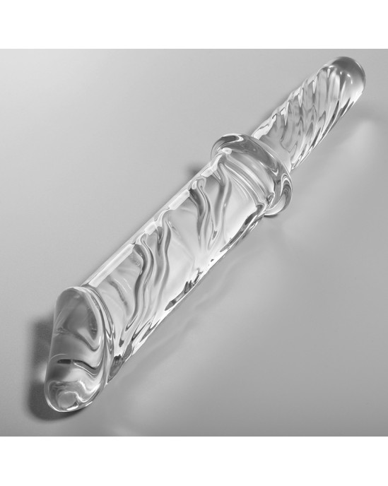 Nebula Series By Ibiza MODEL 24 DILDO BOROSILICATE GLASS 28.5 X 5 CM CLEAR