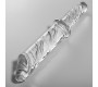 Nebula Series By Ibiza MODEL 24 DILDO BOROSILICATE GLASS 28.5 X 5 CM CLEAR