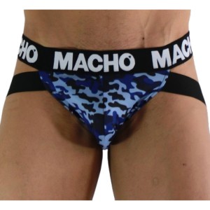 Macho Underwear MACHO - MX28MA JOCK MILITARY BLUE S