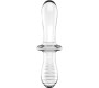 Satisfyer Crystal SATISFYER - DOUBLE CRYSTAL DILDO TRANSPARENT