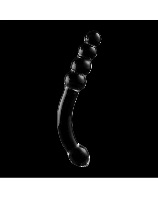 Nebula Series By Ibiza MODEL 14 DILDO BOROSILICATE GLASS 18.5 X 3 CM CLEAR