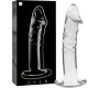 Nebula Series By Ibiza MODEL 19 DILDO BOROSILICATE GLASS 18.5 X 4 CM CLEAR