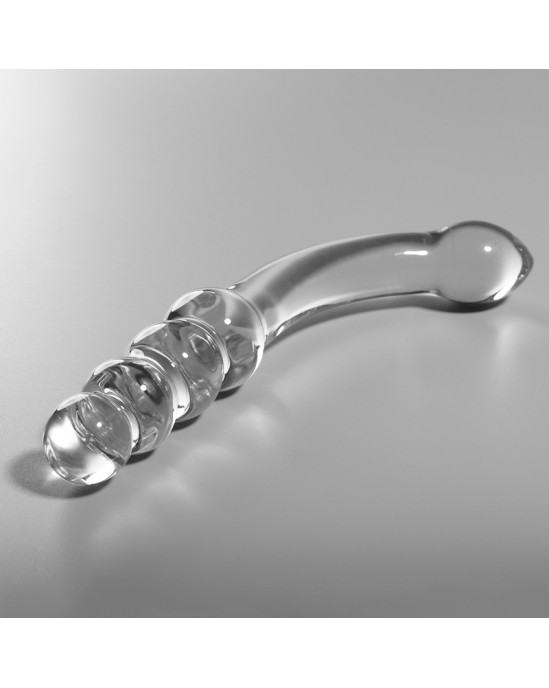 Nebula Series By Ibiza MODEL 14 DILDO BOROSILICATE GLASS 18.5 X 3 CM CLEAR