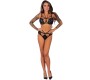 Livco Corsetti Sets LIVCO CORSETTI FASHION - NIKRITA LC 90647 BRA + BIKSES BLACK M