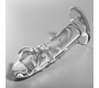 Nebula Series By Ibiza MODEL 19 DILDO BOROSILICATE GLASS 18.5 X 4 CM CLEAR