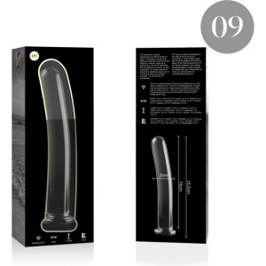 Nebula Series By Ibiza 9. MODELIS DILDO BOROSILIKĀTA STIKLS 15,5 X 2,5 CM DZIDRS