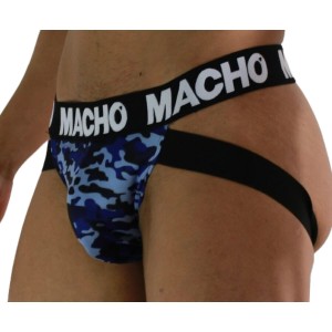 Macho Underwear MACHO - MX28MA JOCK MILITARY BLUE S