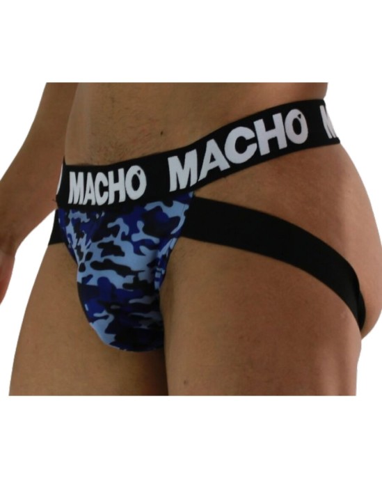 Macho Underwear MACHO — MX28MA JOCK MILITARY BLUE S