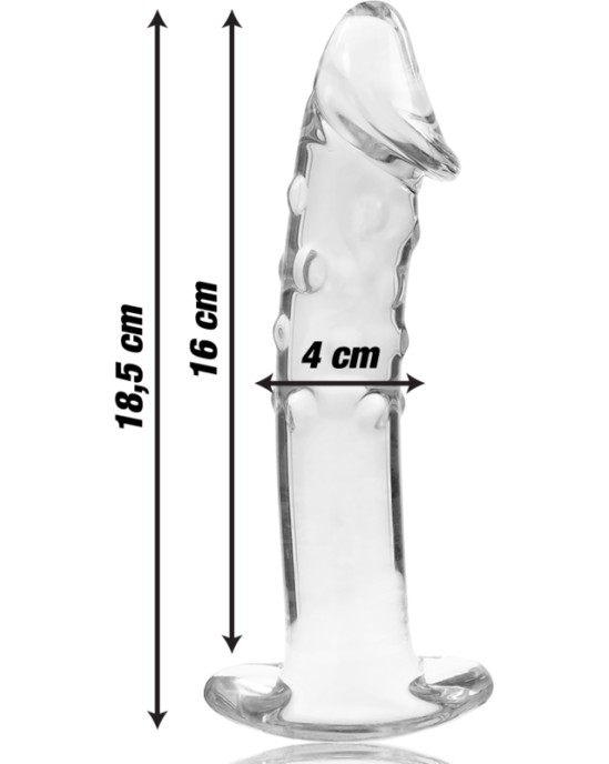 Nebula Series By Ibiza МОДЕЛЬ 19 ДИЛДО БОРОСИЛИКАТНОЕ СТЕКЛО 18,5 Х 4 СМ ПРОЗРАЧНОЕ