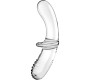 Satisfyer Crystal APMIERINĀTĀJS - DUBULTĀ KRISTĀLA DILDO caurspīdīgs