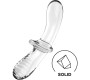 Satisfyer Crystal SATISFYER - ДВОЙНОЙ КРИСТАЛЛ ДИЛДО ПРОЗРАЧНЫЙ