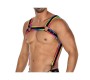 Cut4Men H4RNESS05 Chest Harness Neon MultiColor One size