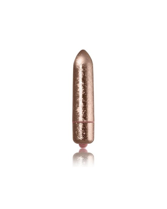 Rocksoff Vibrējošs Bullet Frosted Fleurs Crystal Rose Gold