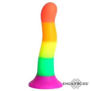 Dildox By Engily Ross Dildo Silicona L?quida Color Arcoiris 18 cm