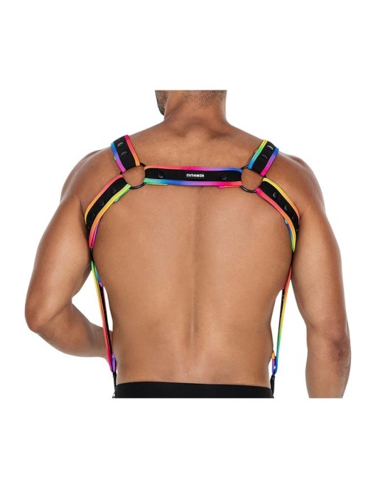 Cut4Men H4RNESS05 Chest Harness Neon MultiColor One size