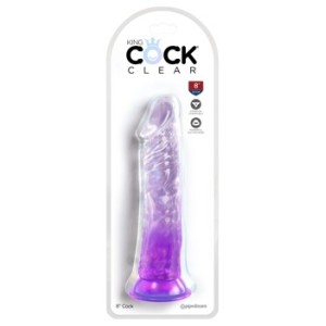 King Cock Clear Королевский член Фиолетовый 8 Фиолетовый